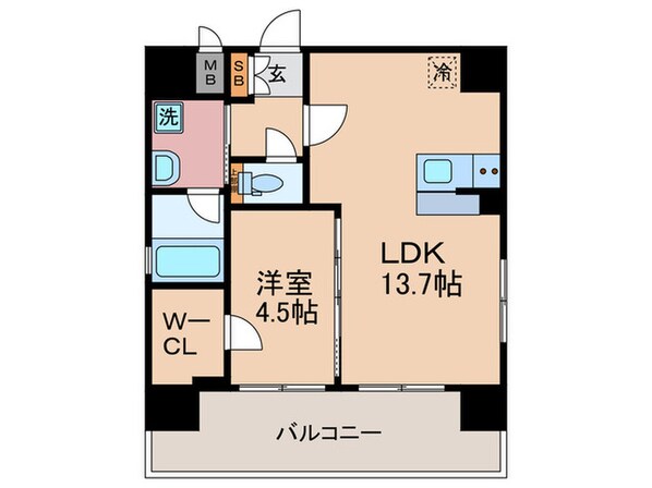 ベラジオ雅び京都河原町(401)の物件間取画像